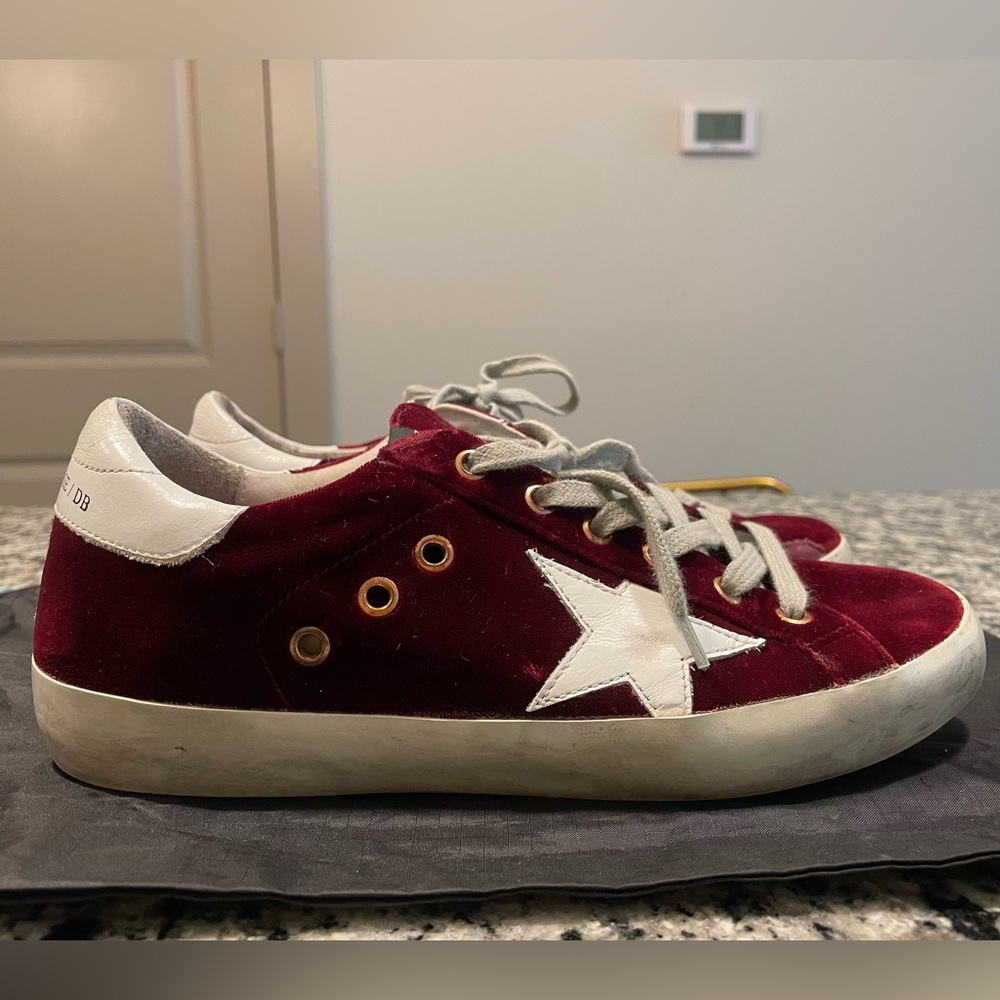 SUPERSTAR VELVET W/ ROSE GOLD SNEAKERS